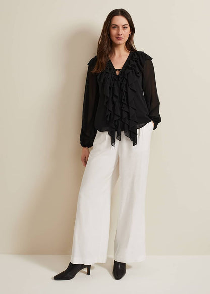 Ivana Ruffle Blouse