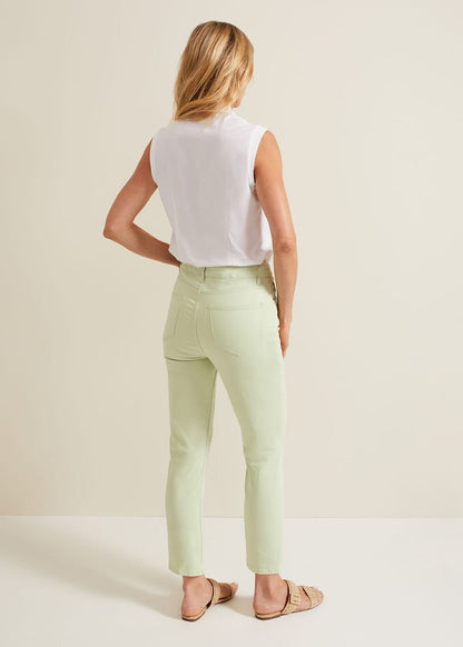 Lindsey Cropped Straight Leg Jeans