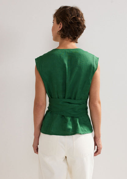 Mariana Linen Top